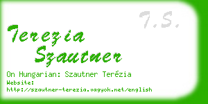 terezia szautner business card